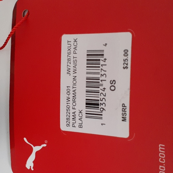 PUMA formation waste pack NWT Color: Black/Silver - Picture 4 of 4